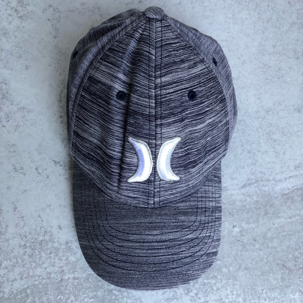 Hurley Flex Fit Baseball Cap Blue Heather Flex Fit Size S/M